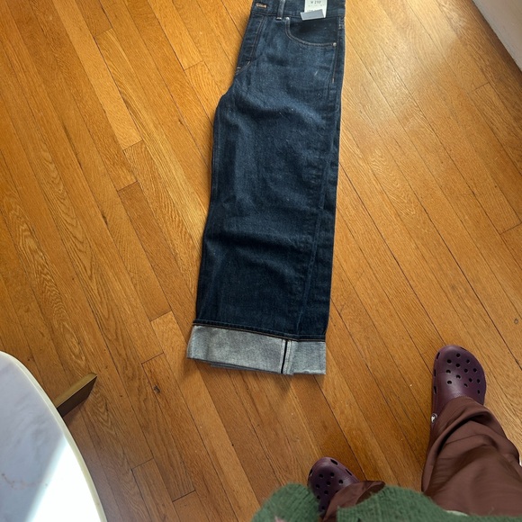 Madewell Dark Blue Flare Jeans - Picture 8 of 9